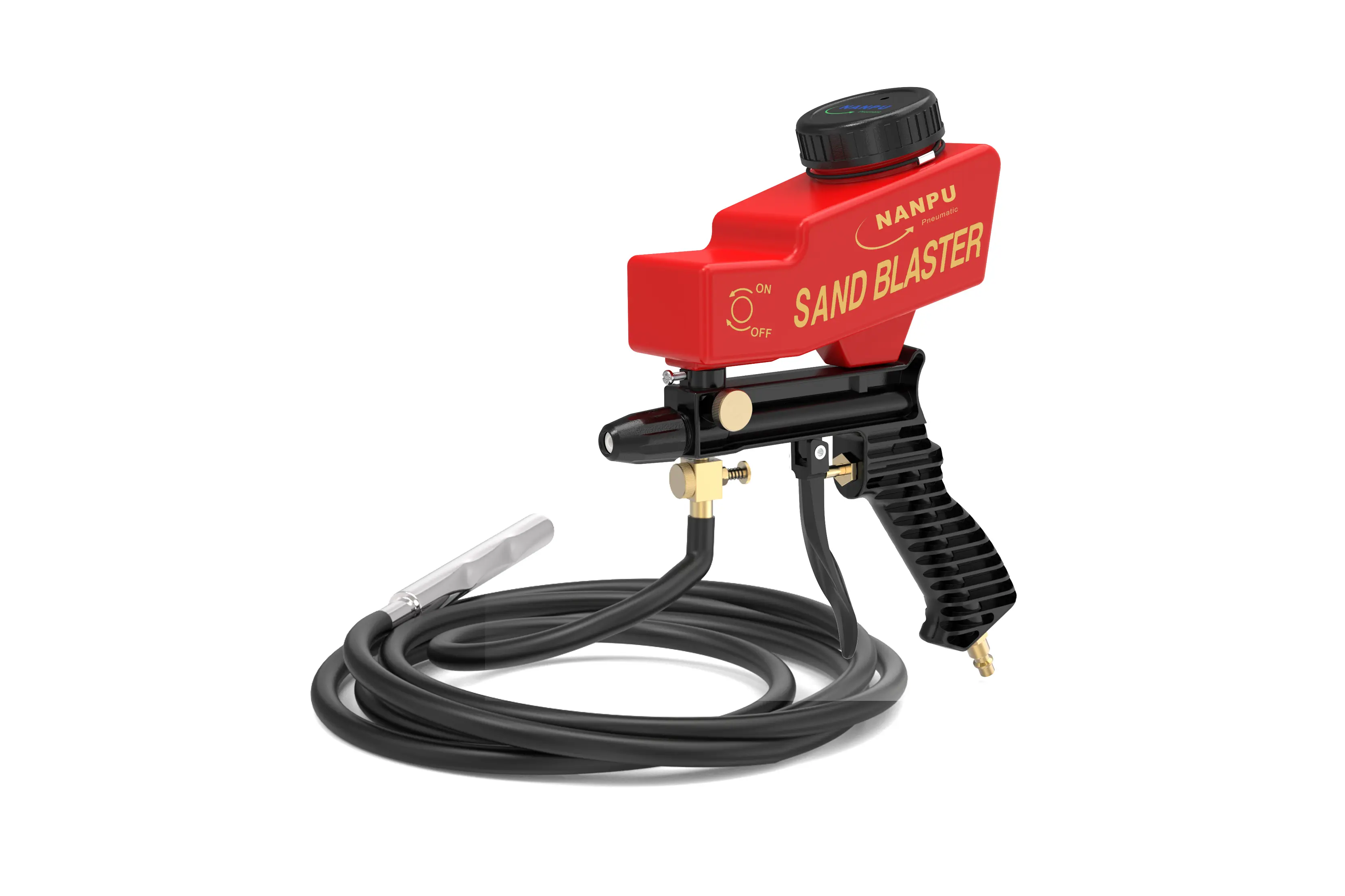 NANPU Air Sand Blaster Gun with Siphon & Gravity Feed NP-ASBX2 (3)