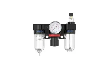 AC2000 1/4" F.R.L.Combination Air Filter, Regulator & Lubricator