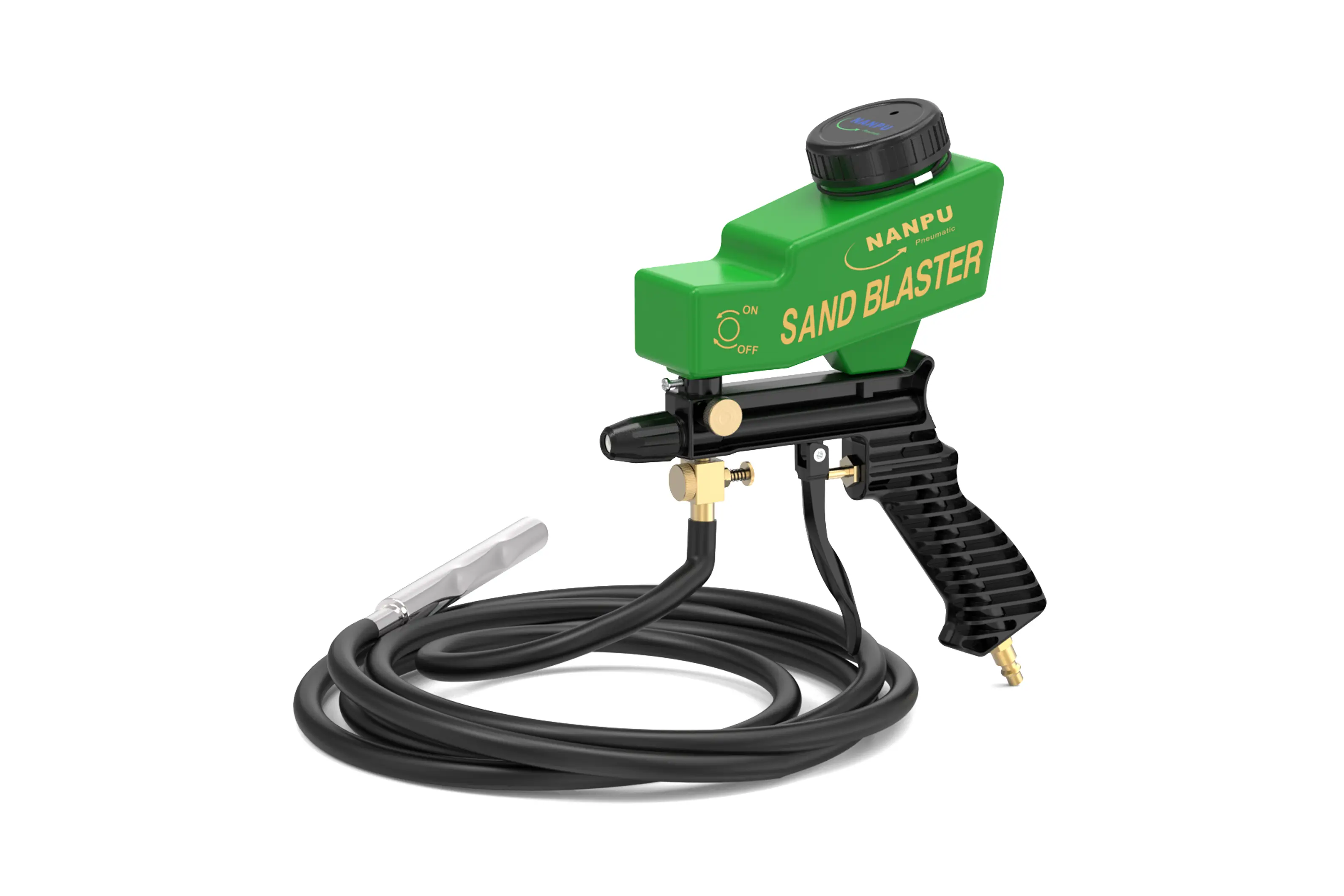 NANPU Air Sand Blaster Gun with Siphon & Gravity Feed NP-ASBX2 (6)