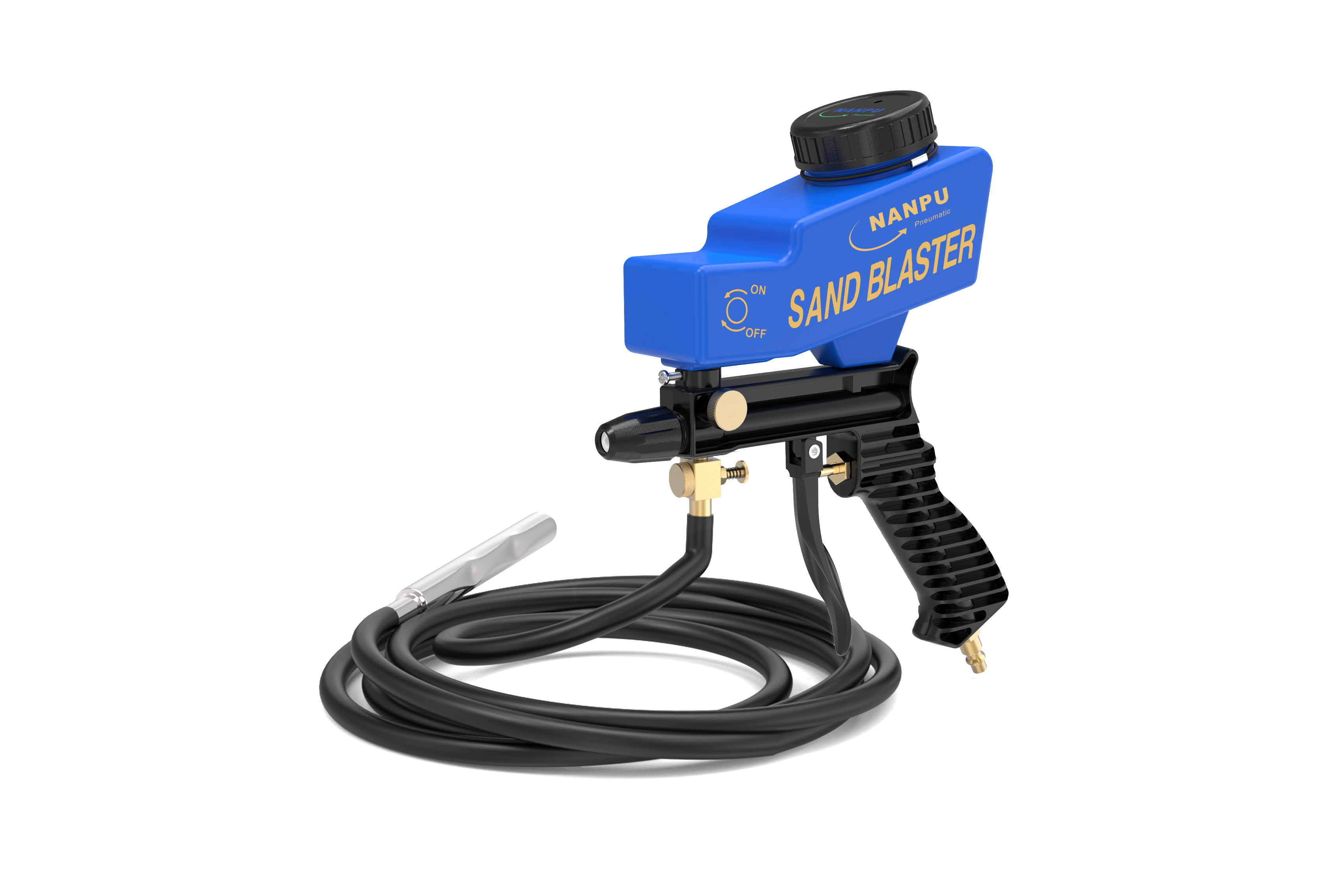 NANPU Air Sand Blaster Gun with Siphon & Gravity Feed NP-ASBX2 (5)