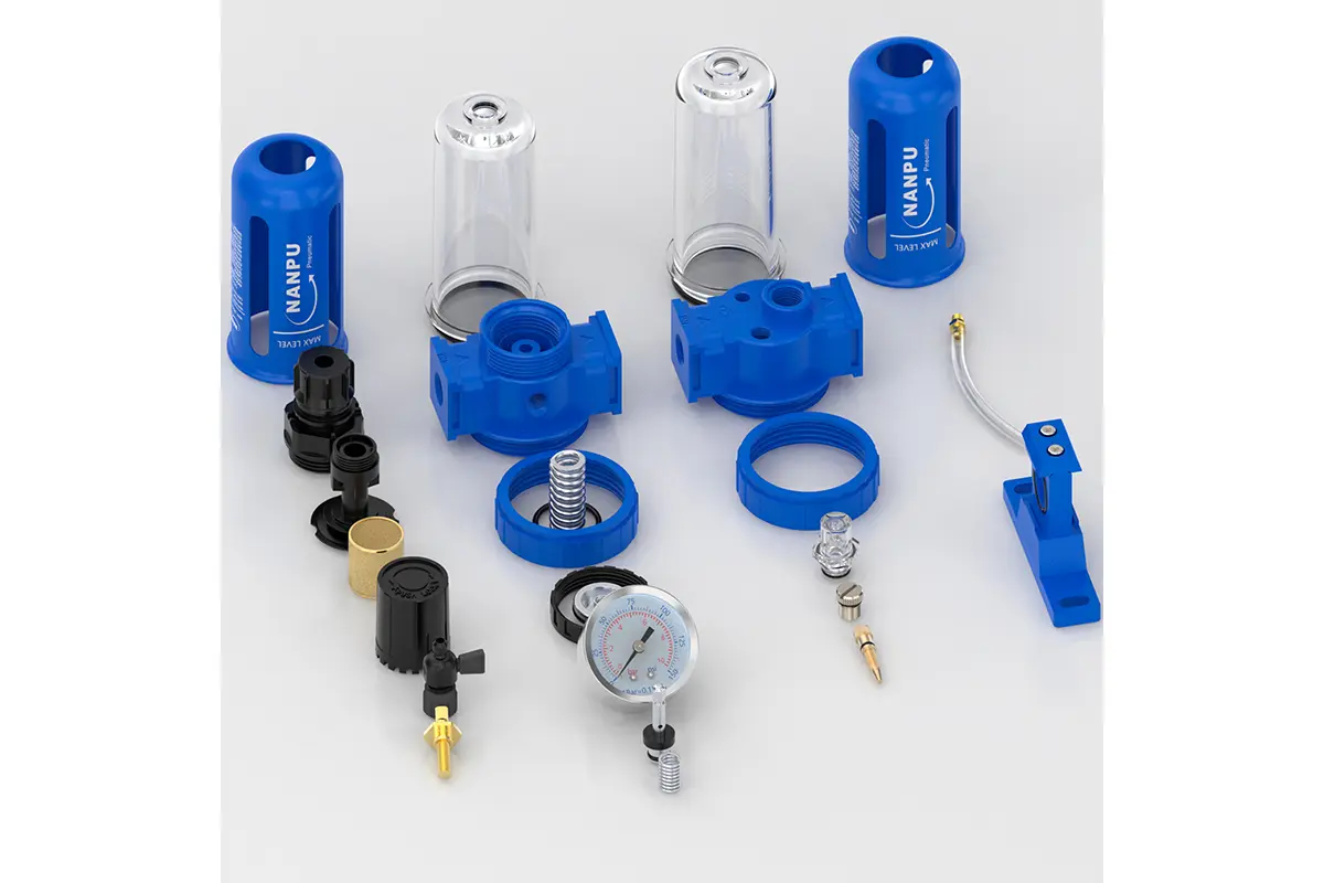 OFC200OFC300OFC400 Zinc Alloy F.R.L.Combination Air Filter, Regulator & Lubricator (6).jpg